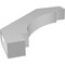Ekena Millwork 4-in. W x 26-in. D x 26-in. H Merced Architectural Grade PVC Knee Brace BRCP04X26X26MRC - alternate 2